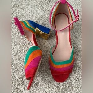 Django and Juliette Kage suede sandals size 8.5 (39)